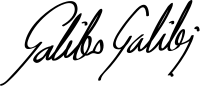 Firma di Galileo