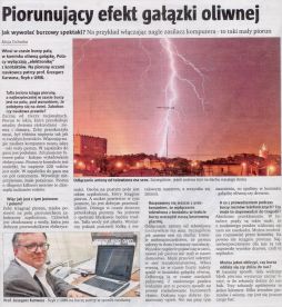 Piorunujący efekt gałązki oliwnej